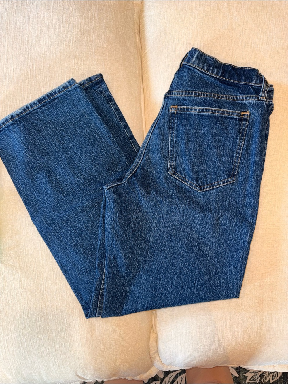 Abercrombie & Fitch Medium Blue High-Rise Vintage Jeans